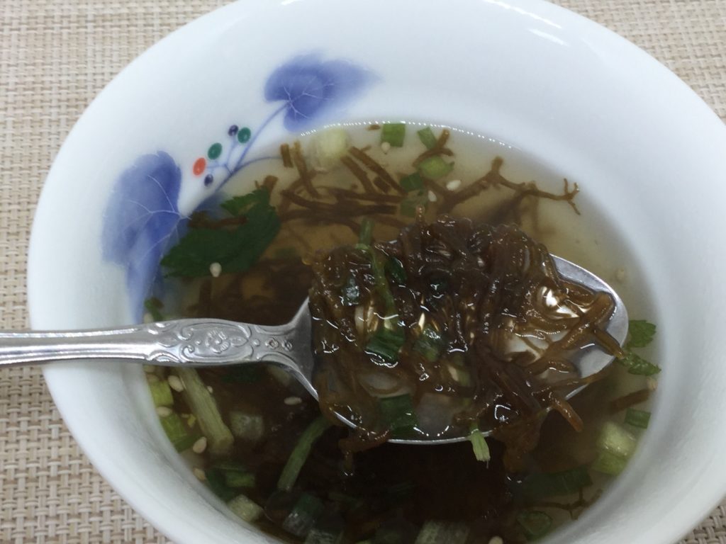 コープ沖縄県産もずくスープのレビューと口コミ、シャキシャキ食感