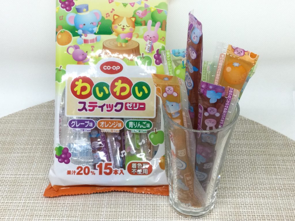 コープのスティックゼリー わいわい るんるん レビューと口コミ コープの食材宅配やりま専科